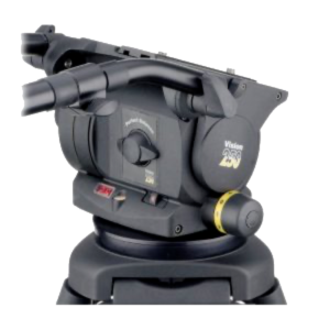 Vinten Vision 250 pan and tilt head on tripod